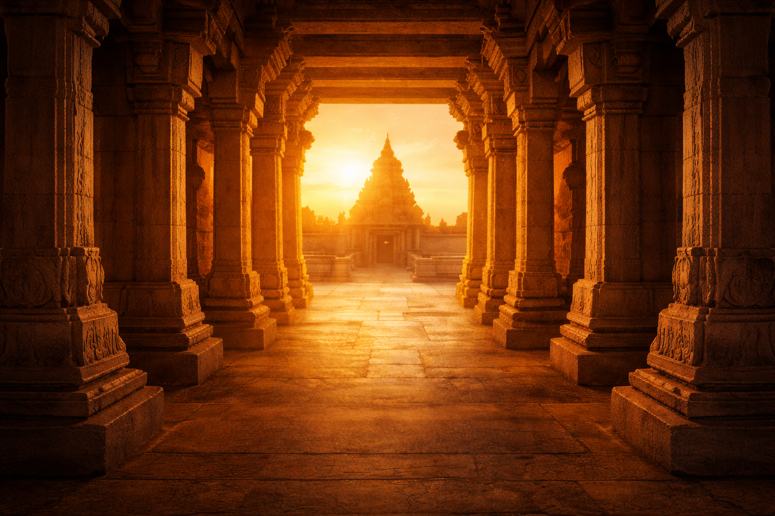 Hindu spirituality through light and gold